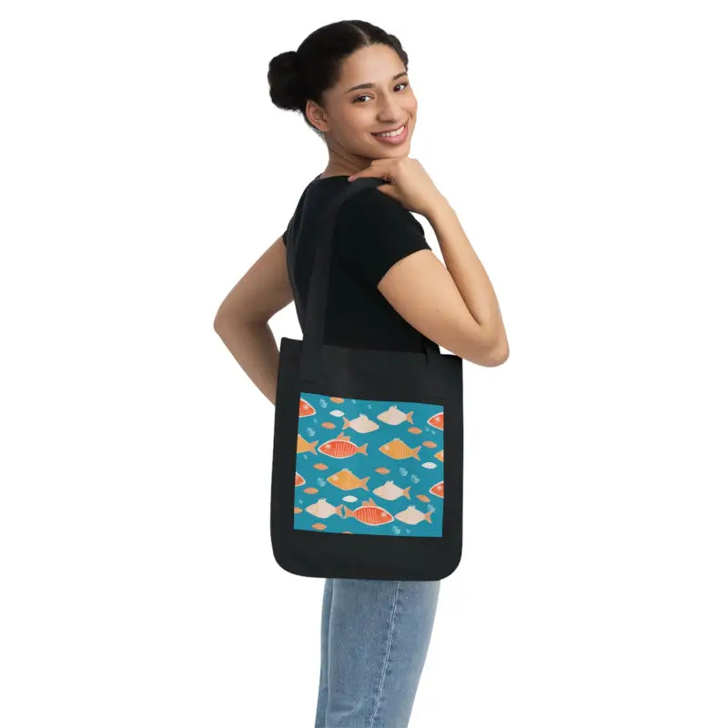 Eco-chic Canvas Tote: Trendy and Sustainable! - one Size / Black Bags