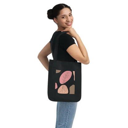 Eco Chic Organic Canvas Tote: Style Meets Sustainability - one Size / Black Bags