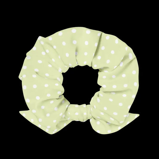 Eco-chic Polka Dot Scrunchie Revolutionizes Sustainable Style - Hair Accessory