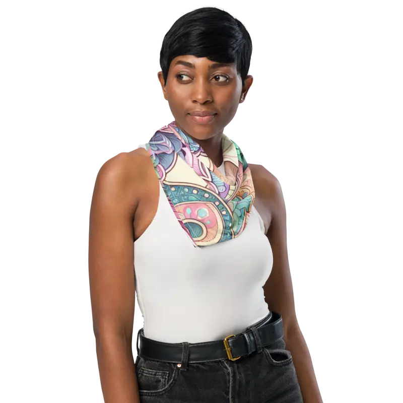 Eco-chic Floral Bandana: Style with Sustainable Flair - Bandana and Scarves