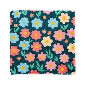 Pastel Floral Bandana - Eco Chic Print Polyester - Dipaliz - m - Bandanas & Headties