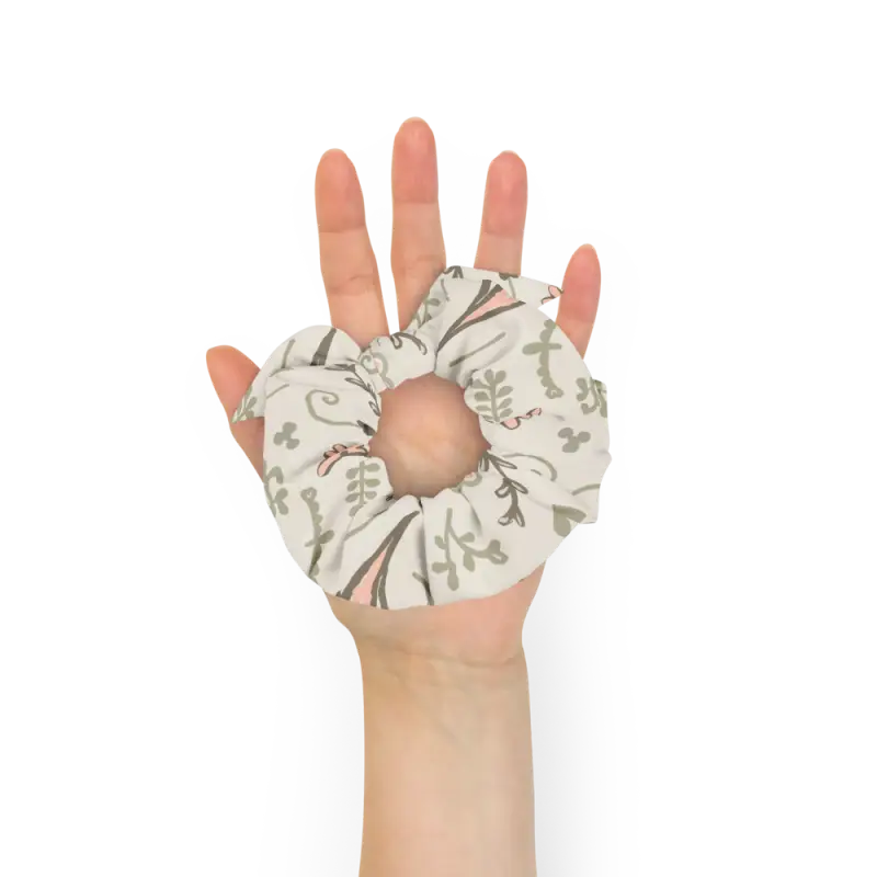 Turn Heads with our Eco-friendly Revamped Floral Scrunchie - Hair Accessory