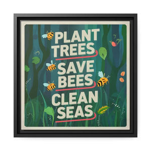 Sleek Matte Canvas Wall Art with Special Proprietary Coating - Dipaliz - 14’’ x / Black / 1.25’’ - Posters Prints &