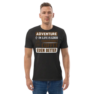 Unisex Organic Cotton Tee - Eco-chic Sustainable Style - Dipaliz - Dark Heather Grey / s - T-shirts