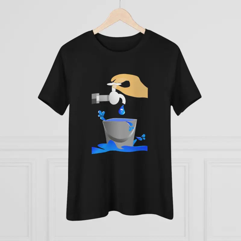 Eco-chic Women’s Premium Tee: Fashion Meets Water Savings - T-shirt