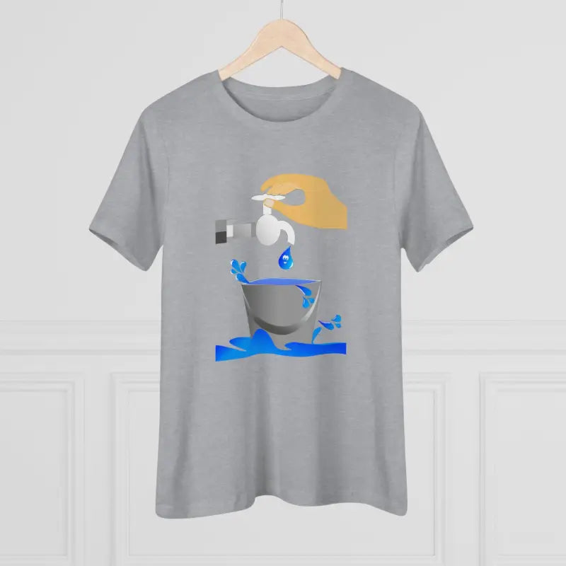 Eco-chic Women’s Premium Tee: Fashion Meets Water Savings - T-shirt