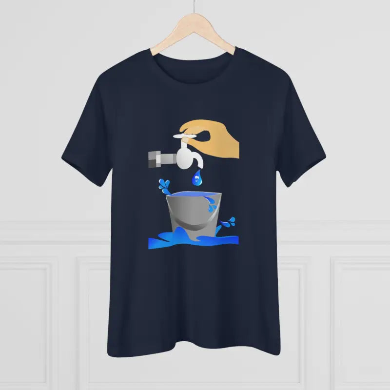 Eco-chic Women’s Premium Tee: Fashion Meets Water Savings - T-shirt