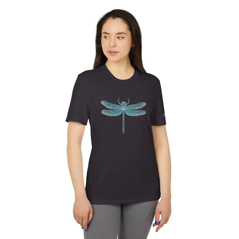 Eco-friendly Adidas® Dragonfly Tee: Recycled Polyester Perfection - Black / s T-shirt