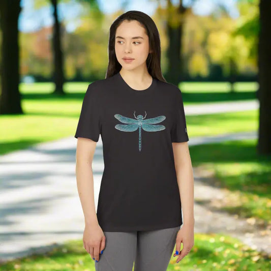 Eco-friendly Adidas® Dragonfly Tee: Recycled Polyester Perfection - T-shirt