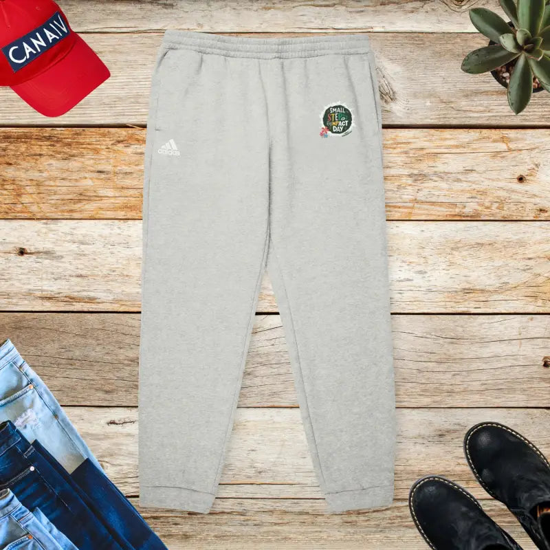 Celebrate World Environment Day in Eco-friendly Adidas Fleece Joggers - Grey Heather / Xs Trousers