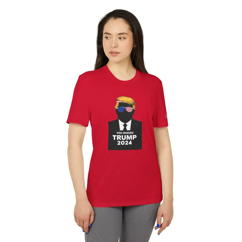 Eco-friendly Adidas Missed Trump 2024 Tee - Recycled Style - T-shirt