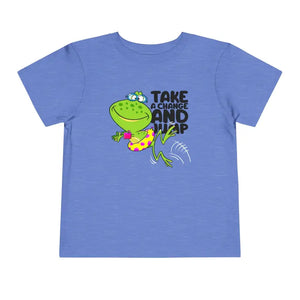 Short Sleeve Toddler Tee Eco Cotton Frog Print - Dipaliz - Baby & Tops