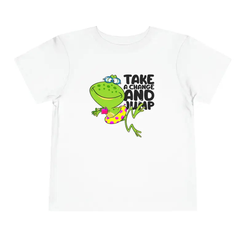 Eco-friendly Frog Short Sleeve Tee for Toddlers - Kids Clothes