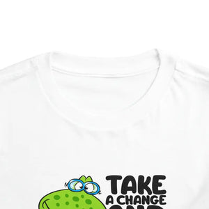 Short Sleeve Toddler Tee Eco Cotton Frog Print - Dipaliz - Baby & Tops