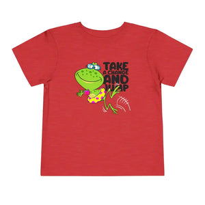 Short Sleeve Toddler Tee Eco Cotton Frog Print - Dipaliz - Baby & Tops