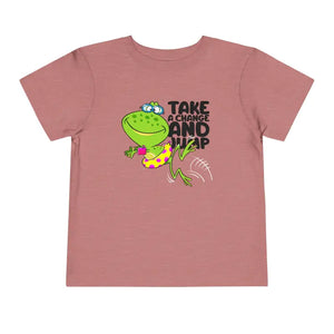 Short Sleeve Toddler Tee Eco Cotton Frog Print - Dipaliz - Baby & Tops