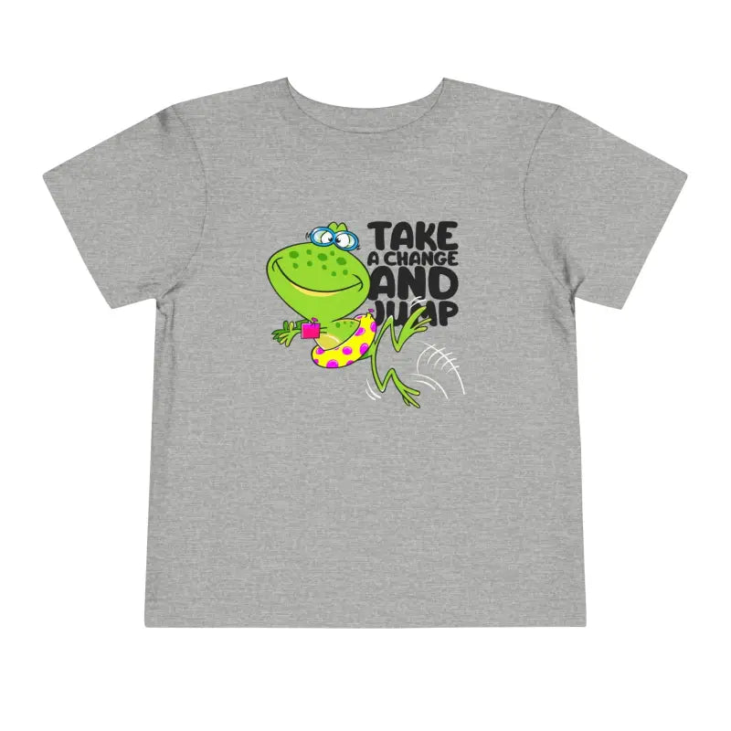 Eco-friendly Frog Short Sleeve Tee for Toddlers - Kids Clothes