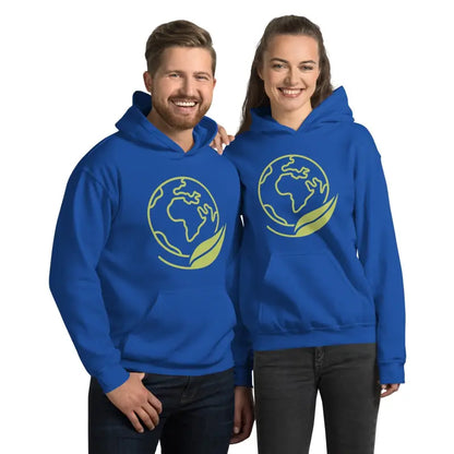 Eco-chic Unisex Hoodie: Style Meets Planet Earth Friendly - Royal / s Hoodies