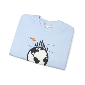 Sustainable Earth Day Crewneck - Planet Design - Dipaliz - Sweatshirts - s