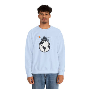 Sustainable Earth Day Crewneck - Planet Design - Dipaliz - Sweatshirts - s