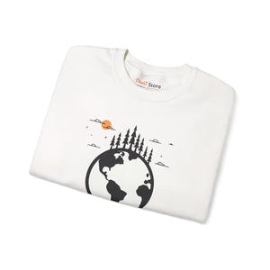 Sustainable Earth Day Crewneck - Planet Design - Dipaliz - Sweatshirts - s