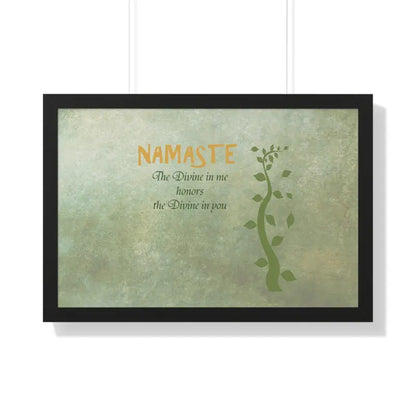 Dazzling Eco-friendly Framed Horizontal Poster for your Home - 30’’ x 20’’ / Black