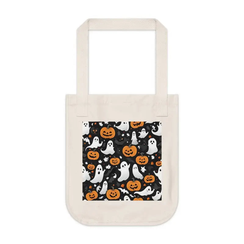 Spooky Halloween Canvas Tote: Eco-friendly Fun Awaits! - Bags