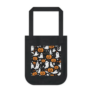 Halloween Canvas Tote - Eco-friendly Jack o Lanterns Design - Dipaliz - Bags