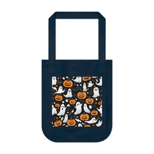 Halloween Canvas Tote - Eco-friendly Jack o Lanterns Design - Dipaliz - Bags