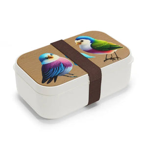 Bpa Free Bento Lunch Box - Joyful Birds Design - Dipaliz - one Size - Sets