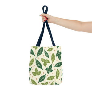 Eco Leaf Pattern Tote - Stylish Reusable Canvas - Dipaliz - Bags
