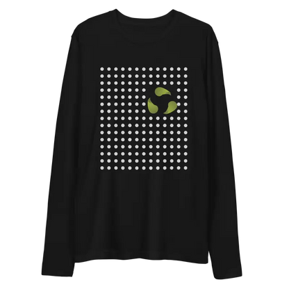 Turn Heads with Dipaliz Recycle Symbol Long Sleeve Tee - Black / s T-shirt