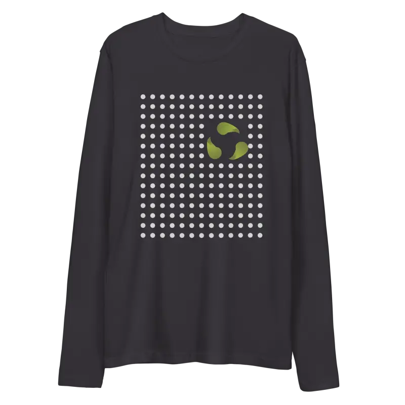 Turn Heads with Dipaliz Recycle Symbol Long Sleeve Tee - Heavy Metal / s T-shirt