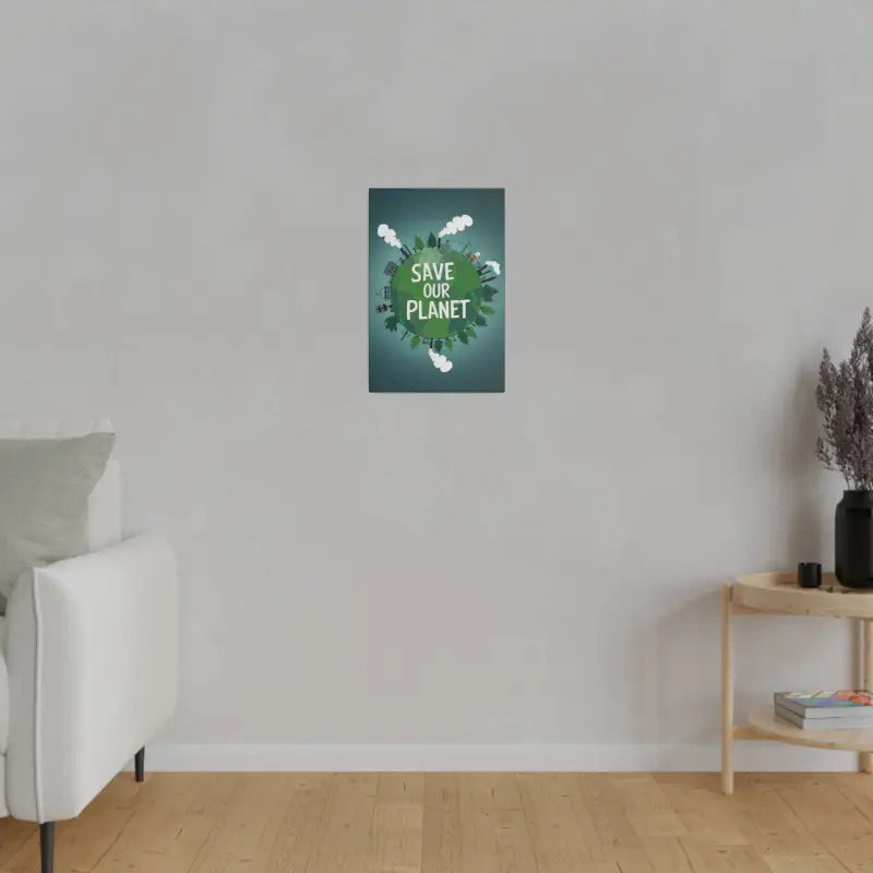 Elevate your Space with Eco-friendly Matte Canvas ?? Save our Planet