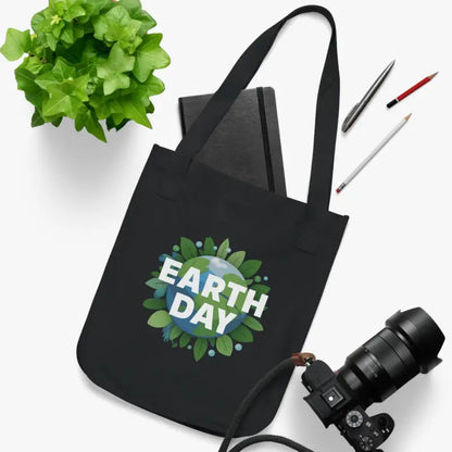 Rock your Eco-friendly Look with our Organic Canvas Tote - one Size / Black Bags