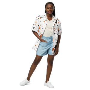 Eco Friendly Unisex Button Shirt Halloween Party Style - Dipaliz - Shirts