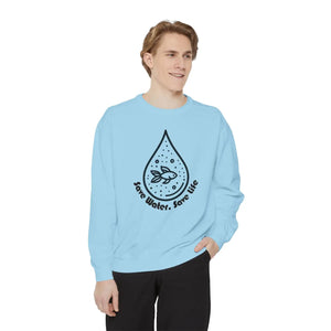 Unisex Eco Sweatshirt Save Water - Modern Home Decor - Dipaliz - Sweatshirts - s