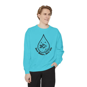 Unisex Eco Sweatshirt Save Water - Modern Home Decor - Dipaliz - Sweatshirts - s