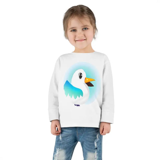 Upgrade your Toddler’s Wardrobe with Eco-friendly Long Sleeve Tee - White / 2t Kids Clothes