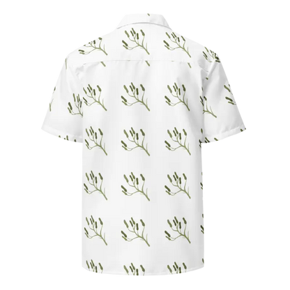 Unisex Button Shirt: Eco-friendly Flora Graphics by Dipaliz - Shirt