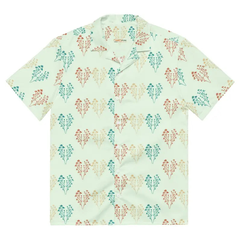 Blossom in Style: Eco-friendly Wild Flowers Button Shirt