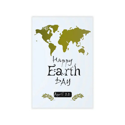 Jazz Up your Walls with Eco-friendly World Earth Day Decals - 24’’ × 36’’ Wall Decal