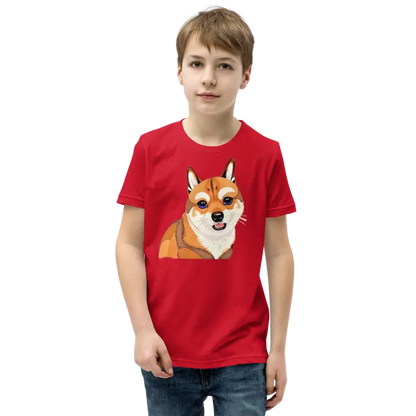 Eco-friendly Youth Short Sleeve Tee - Soft & Stylish - Red / s Kids Clothes