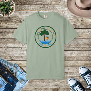 Eco Rescue T-shirt, ?Plant the Trees • Save Bees • Clean Seas” - Bay / s