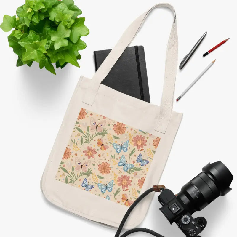 Eco-chic: Tote-ally Captivating Canvas for Every Day - one Size / Natural Bags