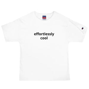 Effortlessly Cool Champion T-shirt Left Sleeve Logo Dipaliz - T-shirts