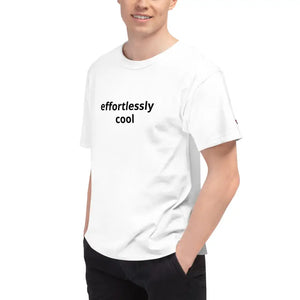 Effortlessly Cool Champion T-shirt Left Sleeve Logo Dipaliz - T-shirts