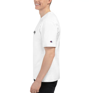 Effortlessly Cool Champion T-shirt Left Sleeve Logo - Dipaliz - T-shirts