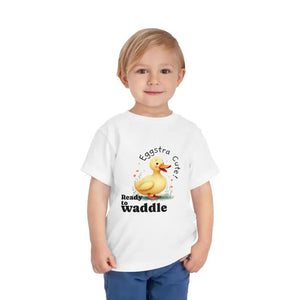 Waddle Duck Print Cute Toddler Tee - Egg-stra Fun Style - Dipaliz - T-shirts