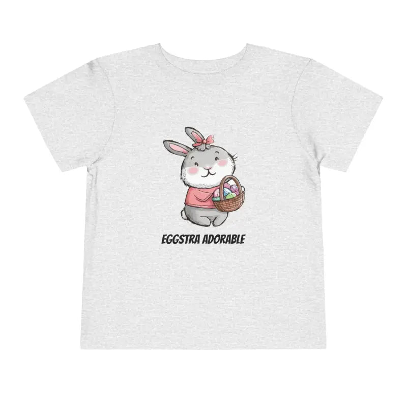 Eggstra Adorable Bunny Short Sleeve Tee for Toddlers - Kids Clothes